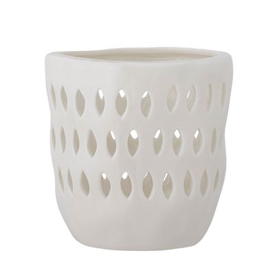 Candlesticks and candle holders - Matil Votive, White, Stoneware - BLOOMINGVILLE MULTIBRAND HOUSE