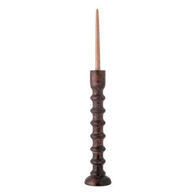 Candlesticks and candle holders - Brenda Candle Holder, Brown, Mango  - BLOOMINGVILLE MULTIBRAND HOUSE