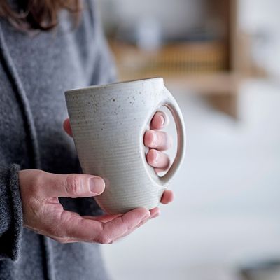 Mugs - Taupe Mug, Grey, Stoneware  - BLOOMINGVILLE MULTIBRAND HOUSE