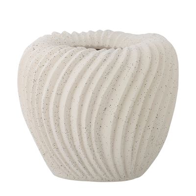 Flower pots - Maham Flowerpot, Nature, Stoneware - BLOOMINGVILLE MULTIBRAND HOUSE