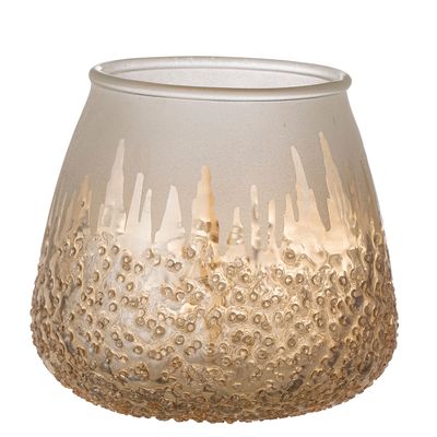 Bougeoirs et photophores - Fenjah Photophore, Or, Verre recyclé - BLOOMINGVILLE MULTIBRAND HOUSE