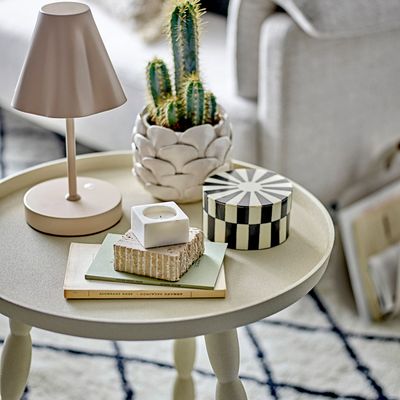 Boîtes de rangement  - Ilana Boîte avec couvercle, Noir, Résine  - BLOOMINGVILLE MULTIBRAND HOUSE