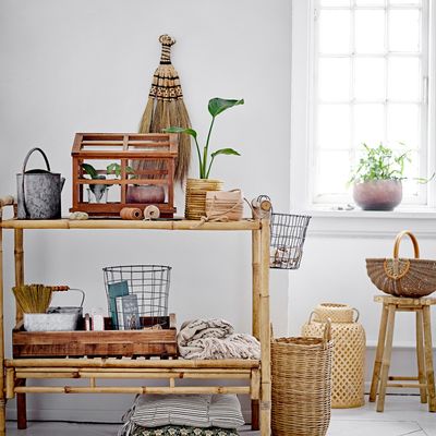 Cushions - Abiha Seat Pad, Blue, Cotton  - BLOOMINGVILLE MULTIBRAND HOUSE