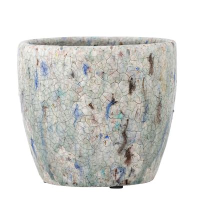 Pots de fleurs - Niin Pot de fleurs déco, Blue, Terre cuite - CREATIVE COLLECTION