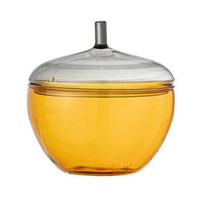 Food storage - Danni Jar w/Lid, Yellow, Glass - BLOOMINGVILLE MULTIBRAND HOUSE