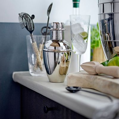 Wine accessories - Cocktail Shaker, Silver, Stainless Steel  - BLOOMINGVILLE MULTIBRAND HOUSE