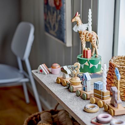 Decorative objects - Flor Candle Holder, Brown, Polyresin  - BLOOMINGVILLE MINI