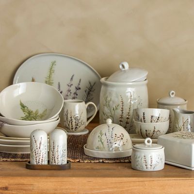 Kitchen utensils - Bea Salt & Pepper Shaker Set, Nature, Stoneware Set - BLOOMINGVILLE MULTIBRAND HOUSE