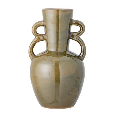 Vases - Oleander Vase, Verte, Grès  - CREATIVE COLLECTION
