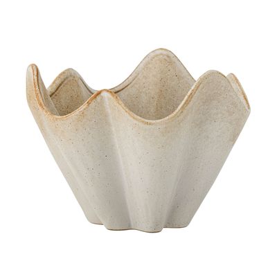 Flower pots - Rania Flowerpot, Nature, Stoneware - BLOOMINGVILLE MULTIBRAND HOUSE