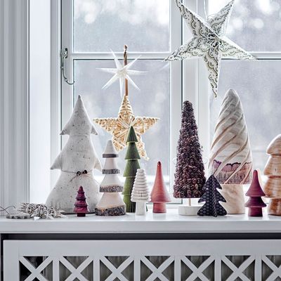 Objets de décoration - Miran Arbre déco, Gris, Coton Set of 2 - BLOOMINGVILLE MULTIBRAND HOUSE