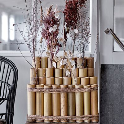 Floral decoration - Nilli Deco Flower, Nature, Polyester Set of 4 - BLOOMINGVILLE MULTIBRAND HOUSE