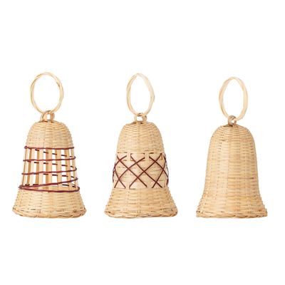 Guirlandes et boules de Noël - Akon Bibelot, Nature, Bambou Set of 3 - BLOOMINGVILLE MULTIBRAND HOUSE