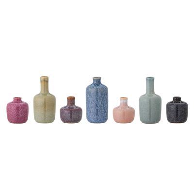 Vases - Maien Vase, Verte, Grès Set of 7 - BLOOMINGVILLE MULTIBRAND HOUSE