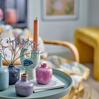 Vases - Maien Vase, Green, Stoneware Set of 7 - BLOOMINGVILLE MULTIBRAND HOUSE