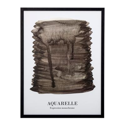 Other wall decoration - Ravenna Illustration w/ Frame, Black, Pine - BLOOMINGVILLE MULTIBRAND HOUSE