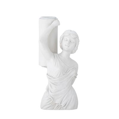 Bougeoirs et photophores - Medea Bougeoir, Blanc, Polyrésine - CREATIVE COLLECTION