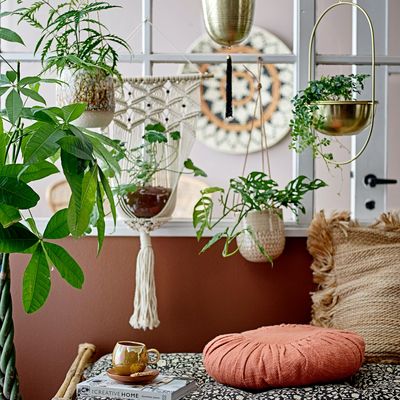 Cushions - Kamala Seat Pad, Black, Cotton  - BLOOMINGVILLE MULTIBRAND HOUSE