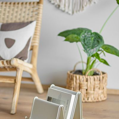 Boîtes de rangement  - Olen Porte-revues, Nature, Métal  - BLOOMINGVILLE MULTIBRAND HOUSE