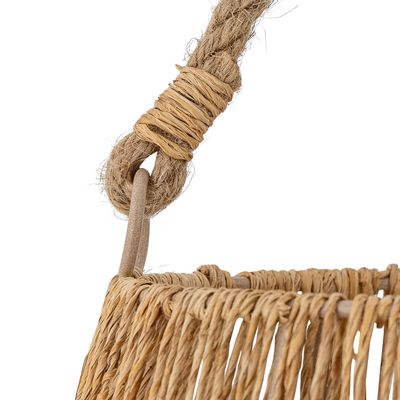 Lampes de table extérieures - Ramona Lanterne avec verre, Nature, Jute  - BLOOMINGVILLE MULTIBRAND HOUSE