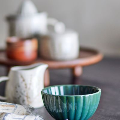 Bowls - Latina Bowl, Green, Stoneware  - BLOOMINGVILLE MULTIBRAND HOUSE