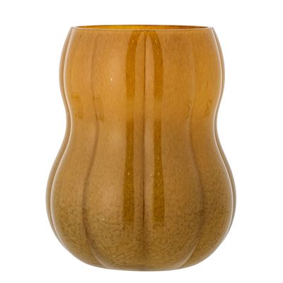 Vases - Pumpkin Vase, Brown, Glass - CREATIVE COLLECTION
