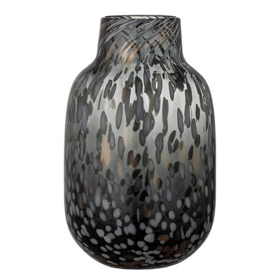 Vases - Gwan Vase, Grey, Glass  - BLOOMINGVILLE MULTIBRAND HOUSE
