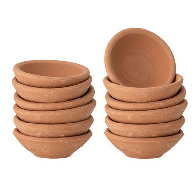 Bols - Marion Bol déco, Nature, Terre cuite Pack of 12 - BLOOMINGVILLE MULTIBRAND HOUSE