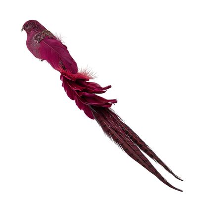 Decorative objects - Payton Deco Bird, Red, Feather Pack of 2 - BLOOMINGVILLE MULTIBRAND HOUSE