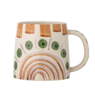 Mugs - Shama Mug, Green, Stoneware - BLOOMINGVILLE MULTIBRAND HOUSE