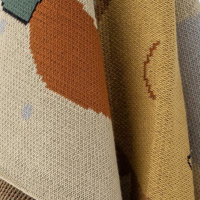 Throw blankets - Vigge Throw, Yellow, Cotton OEKO-TEX®  - BLOOMINGVILLE MINI