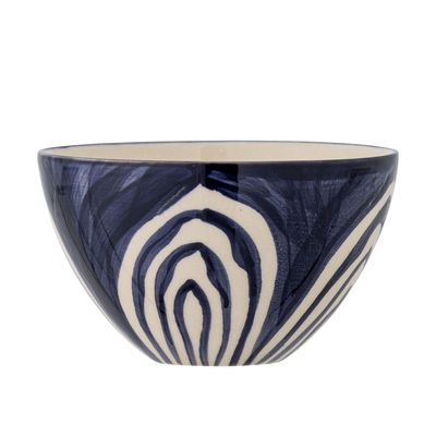 Bowls - Shama Bowl, Blue, Stoneware - BLOOMINGVILLE MULTIBRAND HOUSE