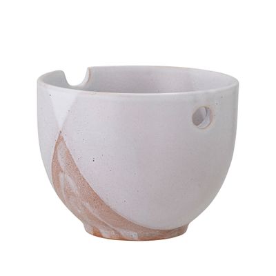 Bowls - Lotus Bowl, White, Stoneware - CREATIVE COLLECTION