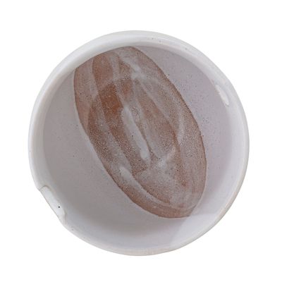 Bowls - Lotus Bowl, White, Stoneware  - CREATIVE COLLECTION