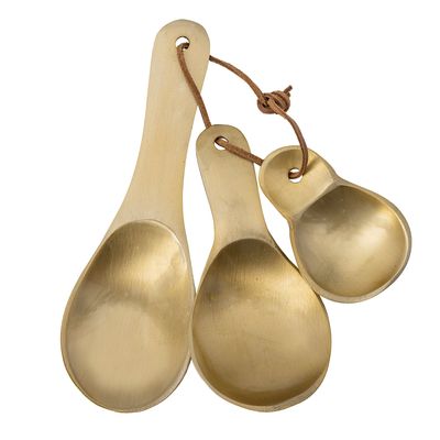 Kitchen utensils - Murphy Spoon, Brass, Aluminum Set of 3 - BLOOMINGVILLE MULTIBRAND HOUSE