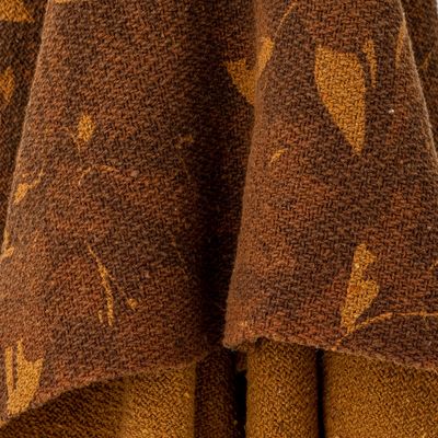 Throw blankets - Ganja Throw, Brown, Recycled Cotton  - BLOOMINGVILLE MULTIBRAND HOUSE