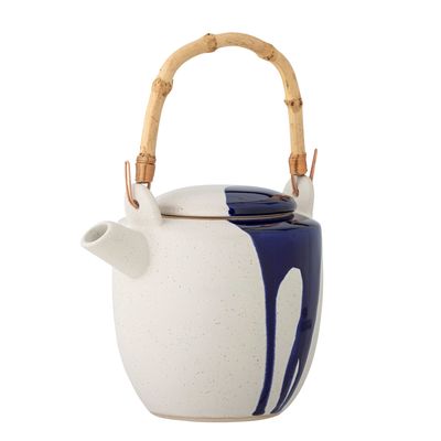Kitchen utensils - Okayama Teapot, Blue, Stoneware  - BLOOMINGVILLE MULTIBRAND HOUSE