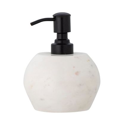 Lave-mains - Inoa Distributeur de savon, Blanc, Marbre  - BLOOMINGVILLE