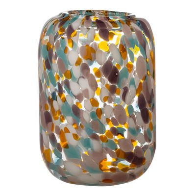 Vases - Vidia Vase, Orange, Glass - BLOOMINGVILLE MULTIBRAND HOUSE