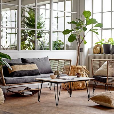 Pots de fleurs - Ilion Pot de fleurs, Noir, Métal Set of 2 - BLOOMINGVILLE MULTIBRAND HOUSE