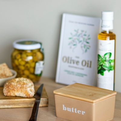 Couverts & ustensiles de cuisine - Hanyu Boîte à beurre, Marron, Grès  - BLOOMINGVILLE MULTIBRAND HOUSE