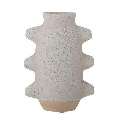 Vases - Birka Vase, White, Ceramic - BLOOMINGVILLE MULTIBRAND HOUSE