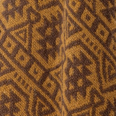 Plaids - Lyla Plaid, Marron, Coton recyclé  - CREATIVE COLLECTION