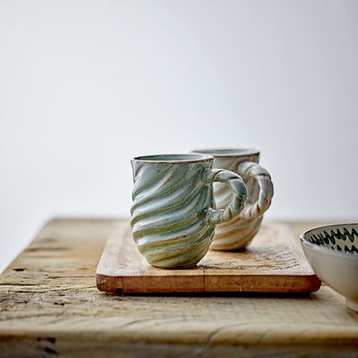 Tasses et mugs - Miriam Mug, Verte, Grès  - BLOOMINGVILLE MULTIBRAND HOUSE