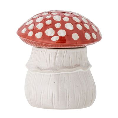 Boîtes de conservation - Sophine Cruche avec couvercle , Rouge, Grès - BLOOMINGVILLE MINI