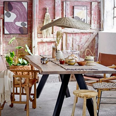 Other wall decoration - Yoselin Illustration w/ Frame, Black, Pine  - BLOOMINGVILLE MULTIBRAND HOUSE