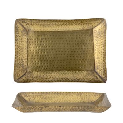 Trays - Kobra Tray, Brass, Metal - BLOOMINGVILLE MULTIBRAND HOUSE