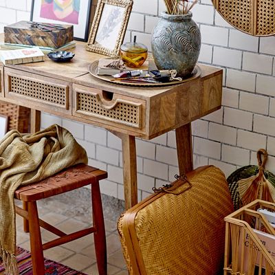 Trays - Juka Tray, Gold, Metal  - BLOOMINGVILLE MULTIBRAND HOUSE