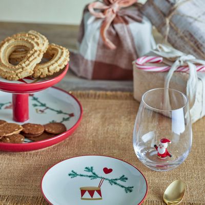 Assiettes au quotidien - Yule Assiette, Nature, Grès Set of 2 - BLOOMINGVILLE MULTIBRAND HOUSE