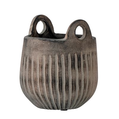 Pots de fleurs - Lagos Pot de fleurs, Gris, Céramique - BLOOMINGVILLE MULTIBRAND HOUSE